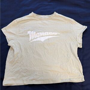 H&M Divided Light Sage Crewneck Tee